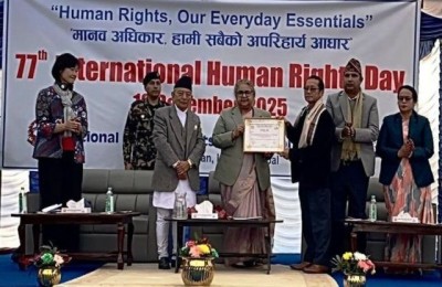Advocate Shankar Limbu Honored with Dayaram Pariyar Memorial Award for Advancing Indigenous Peoples’ Rights