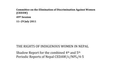 CEDAW Shadow Report, 49th Session