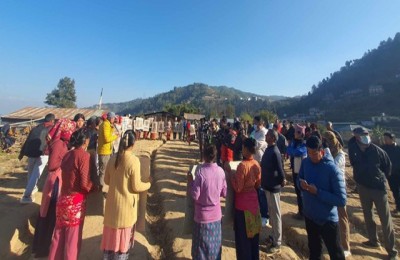 Tamakoshi-Kathmandu 200/400 kV Transmission Line and Substation Projects in Dunghyul Bhoda (Shankharapur Municipality-3, Kathmandu)